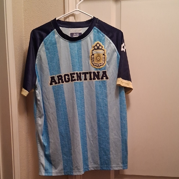 Other - Argentina Kids Blue and Navy Striped Shirt